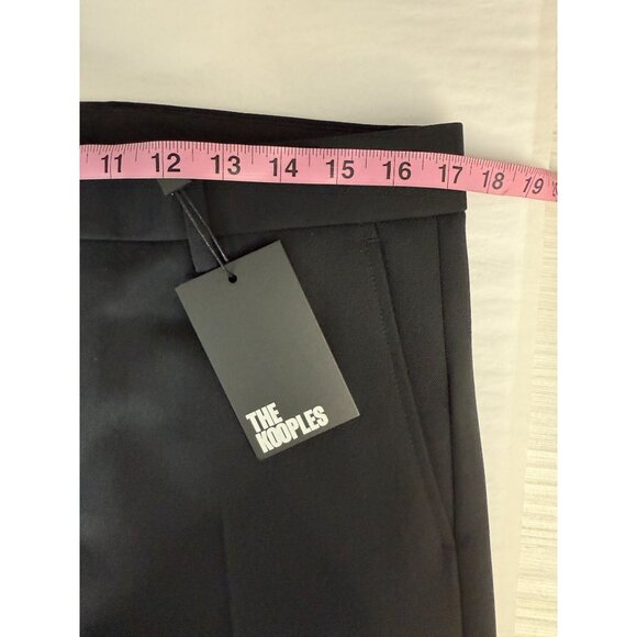 The Kooples Mens Black Wool‎ Slim Fit Suit Trousers French Size 48/US 30 - Picture 8 of 16